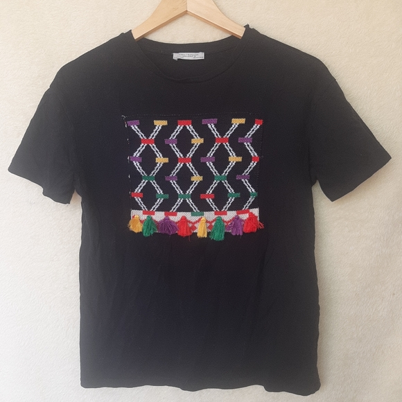 Zara Trafaluc black T Shirt - Picture 8 of 9